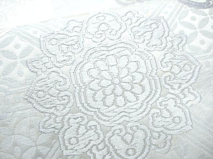 平和屋着物●六通柄袋帯　唐織　正倉院花文　正絹　逸品　CABI9081hy