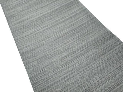 平和屋着物●両面　全通柄袋帯　舞花びら　銀通し地　正絹　逸品　未使用　CABI9100hy