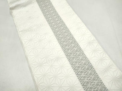 平和屋着物●本場筑前博多織　両面　半幅帯　献上　正絹　逸品　CABI9104hy