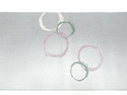 平和屋着物●本場筑前博多織　八寸名古屋帯　丸文　正絹　逸品　CABI9121hy