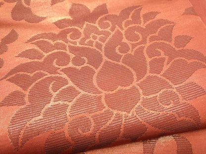 平和屋着物●西陣　川島織物　九寸名古屋帯　更紗花文　金糸　正絹　逸品　CABI9123hy