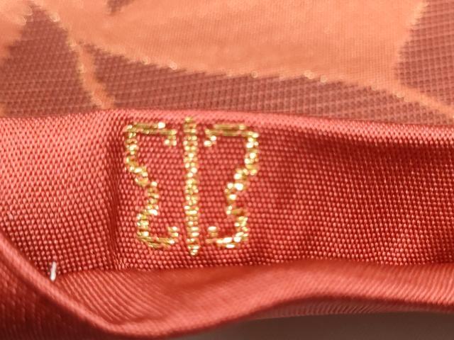 平和屋着物●西陣　川島織物　九寸名古屋帯　更紗花文　金糸　正絹　逸品　CABI9123hy