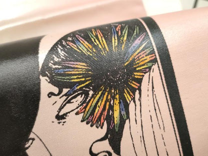 平和屋着物●現代の憂氣世絵師　米倉斉加年　九寸名古屋帯　犬神博士　正絹　逸品　CABI9145hy