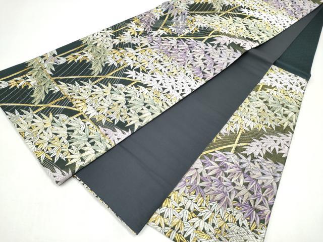 平和屋着物●六通柄袋帯　唐織　四季彩彩　金銀糸　正絹　逸品　CABI9160hy