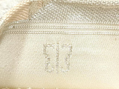 平和屋着物●西陣　川島織物　六通柄　本袋帯　吉祥七宝文　銀糸　正絹　逸品　CABI9186hy