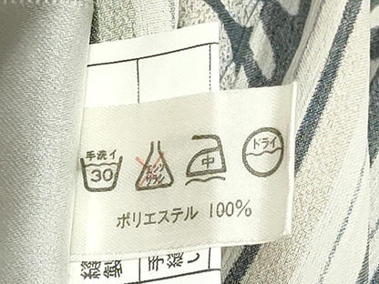 平和屋着物＊夏物　世界的ファッションデザイナー　山本寛斎　kansaiブランド　小紋　紗　幾何学間道　洗える着物　CABI9194hy