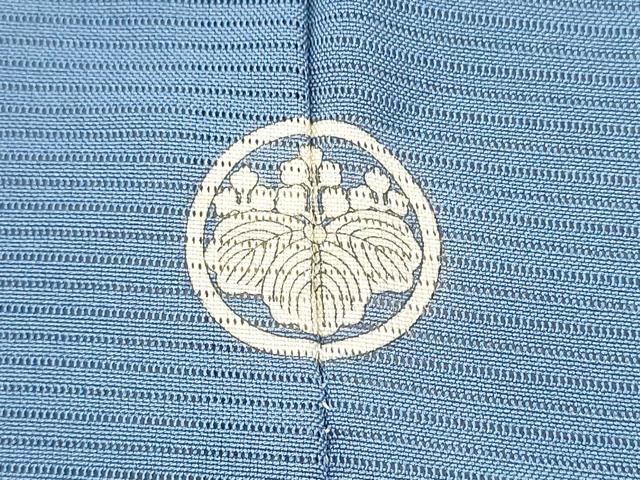平和屋着物＊夏物　色無地　絽　紺鼠色　正絹　逸品　未使用　CABI9198hy