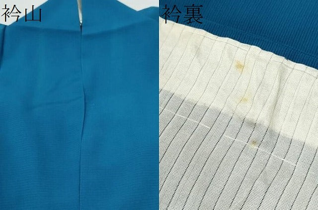 平和屋着物＊夏物　色無地　絽　花浅葱色　正絹　逸品　CABI9200hy