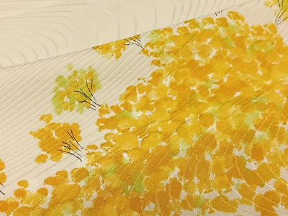平和屋着物■上質な小紋　樹林文　正絹　逸品　CABI9224ua