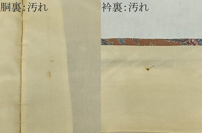 平和屋着物■上質な小紋　更紗花唐草文　鬼しぼ縮緬　正絹　逸品　CABI9228ua