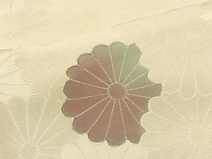 平和屋着物■上質な小紋　地紋起こし　花尽くし　胴抜き仕立て　正絹　逸品　CABI9230ua