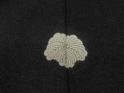 平和屋着物■豪華黒留袖　作家物　飛鶴風景文　暈し染め　正絹　逸品　CABI9235ua