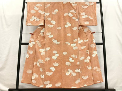 平和屋着物■上質な小紋　万寿菊　正絹　逸品　CABI9246ua