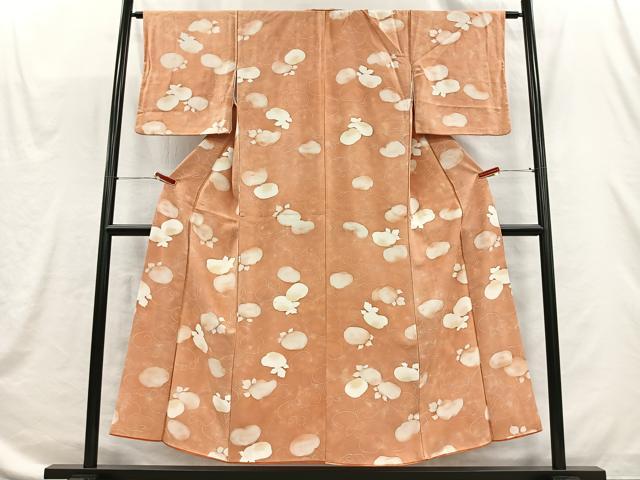 平和屋着物■上質な小紋　万寿菊　正絹　逸品　CABI9246ua