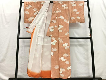 平和屋着物■上質な小紋　万寿菊　正絹　逸品　CABI9246ua