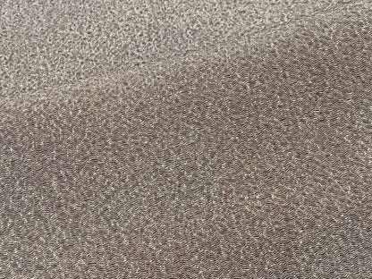 平和屋着物■上質な小紋　霞文　鬼しぼ縮緬　正絹　逸品　CABI9250ua
