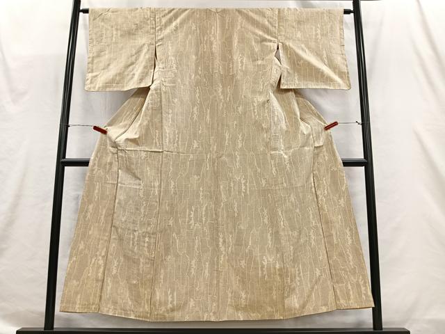平和屋着物■上質な紬　霞文　胴抜き仕立て　正絹　逸品　CABI9251ua