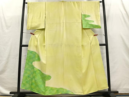 平和屋着物■訪問着　流水文　暈し染め　正絹　逸品　CABI9259ua