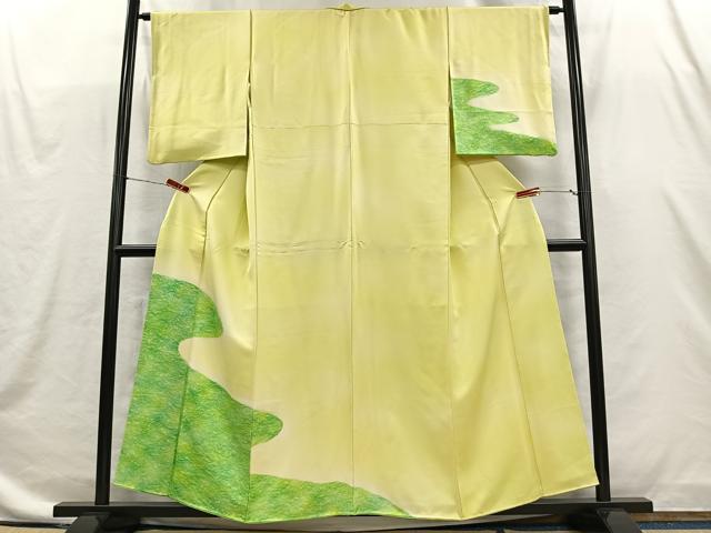 平和屋着物■訪問着　流水文　暈し染め　正絹　逸品　CABI9259ua