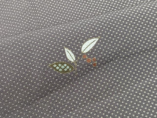 平和屋着物■上質な小紋　南天文　暈し染め　金彩　正絹　逸品　CABI9262ua