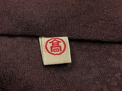 平和屋着物∞道中着　単衣　総刺繍　枝花文　高島屋扱い　ロング丈　正絹　逸品　CABI9266ua