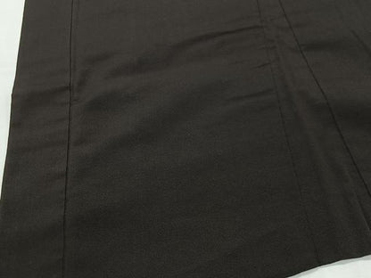 平和屋着物∞男性　長羽織　赤墨色　正絹　逸品　CABI9280ua