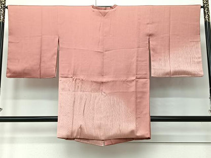 平和屋着物∞東京友禅　熊谷好博子　道行コート　杢目文　ロング丈　正絹　逸品　CABI9286ua