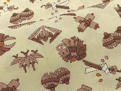 平和屋着物∞羽織　吉祥文　鬼しぼ縮緬　正絹　逸品　CABI9291ua