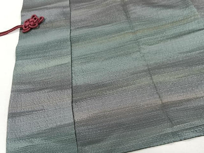 平和屋着物＃道中着　霞文　暈し染め　正絹　逸品　CABI9303ua