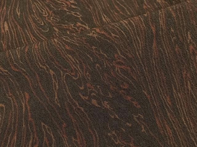 平和屋着物＃道中着　墨流し文様　洗える着物　CABI9304ua