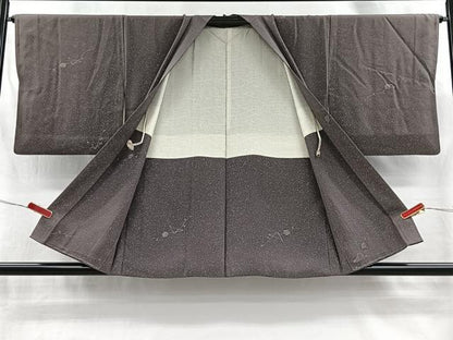 平和屋着物＃羽織　ろうけつ染　枝梅文　正絹　逸品　CABI9308ua