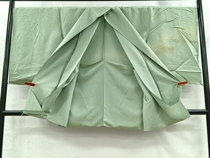 平和屋着物＃道中着　遠山文　暈し染め　仮絵羽　正絹　逸品　CABI9312ua