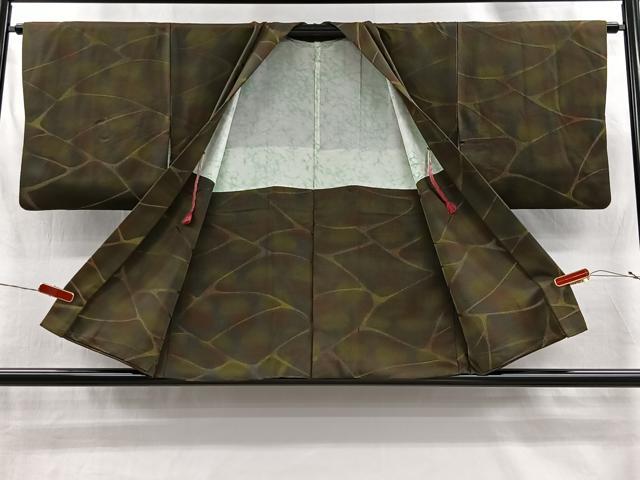 平和屋着物＃霞文　暈し染め　正絹　逸品　CABI9317ua