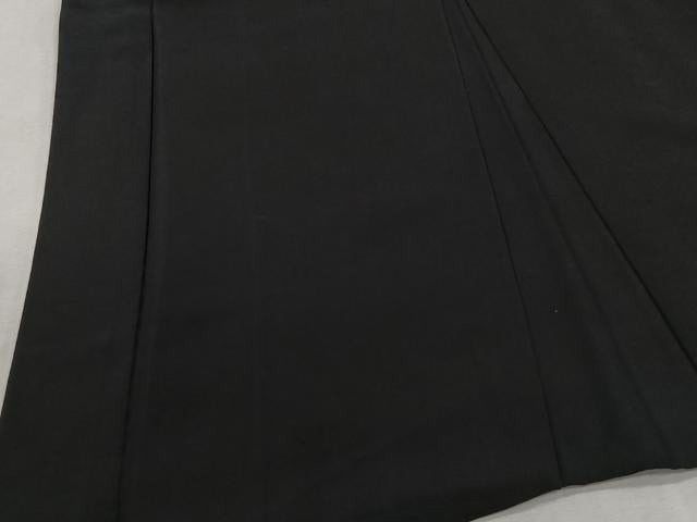 平和屋着物＃男性　長羽織　黒紋付　正絹　逸品　CABI9318ua