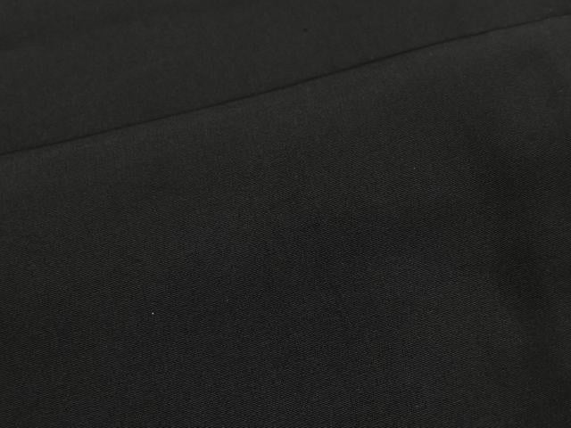 平和屋着物＃男性　長羽織　黒紋付　正絹　逸品　CABI9318ua