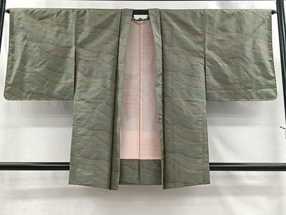 平和屋着物＃羽織　本場大島紬　霞文　正絹　逸品　未使用　CABI9325ua