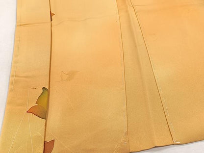 平和屋着物＃羽織　地紋起こし　枝花文　暈し染め　正絹　逸品　未使用　CABI9327ua