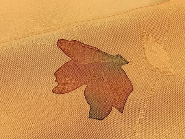 平和屋着物＃羽織　地紋起こし　枝花文　暈し染め　正絹　逸品　未使用　CABI9327ua