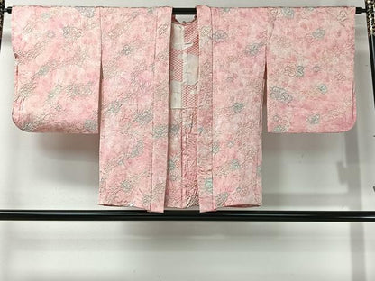 平和屋着物＃羽織　絞り　舞花文　正絹　逸品　CABI9331ua