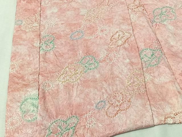 平和屋着物＃羽織　絞り　舞花文　正絹　逸品　CABI9331ua