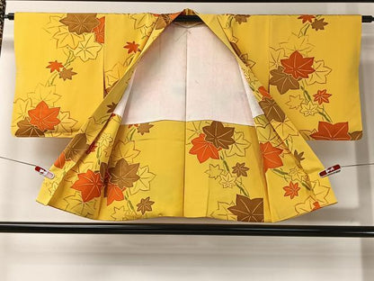 平和屋着物＃羽織　地紋起こし　舞葉文　正絹　逸品　未使用　CABI9341ua