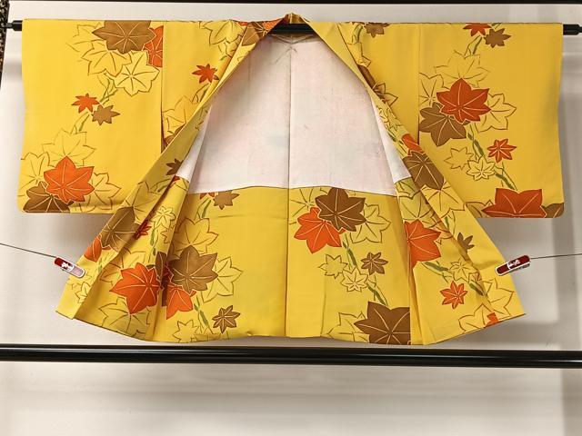 平和屋着物＃羽織　地紋起こし　舞葉文　正絹　逸品　未使用　CABI9341ua