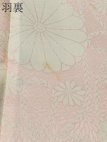平和屋着物＃羽織　地紋起こし　舞葉文　正絹　逸品　未使用　CABI9341ua