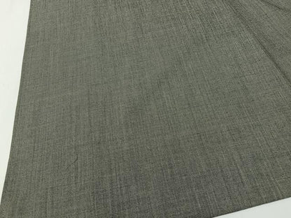 平和屋着物＃男性　和装コート　角袖　色無地　鉛色　ロング丈　正絹　逸品　CABI9344ua