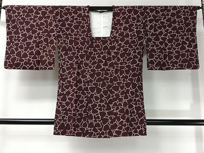 平和屋着物＃道行コート　花尽くし　正絹　逸品　CABI9350ua