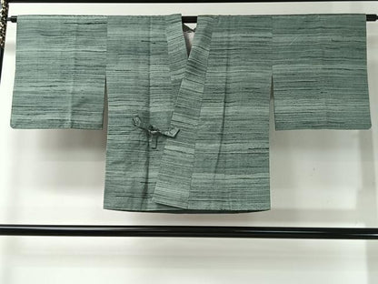平和屋着物＃道中着　紬地　霞文　正絹　逸品　未使用　CABI9355ua