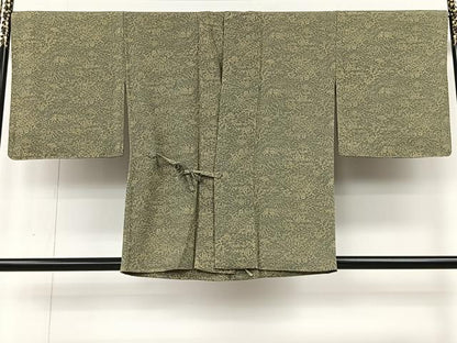 平和屋着物＃道中着　風景文　正絹　逸品　CABI9368ua