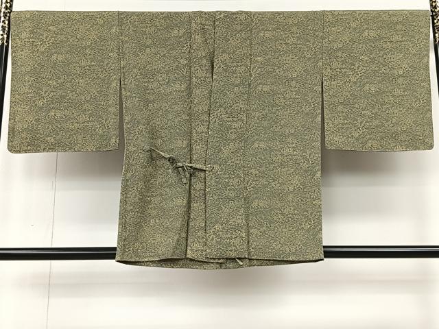 平和屋着物＃道中着　風景文　正絹　逸品　CABI9368ua