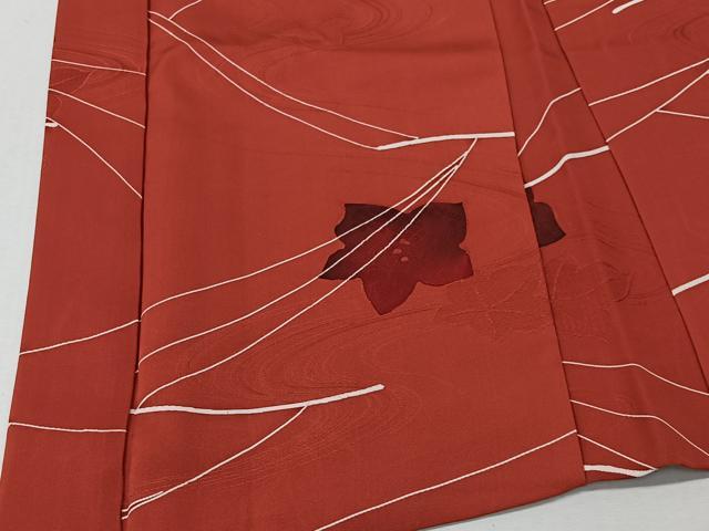 平和屋着物＃羽織　地紋起こし　舞花文　正絹　逸品　CABI9369ua