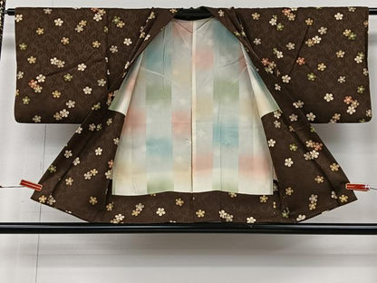 平和屋着物＃羽織　舞花文　金彩　正絹　逸品　CABI9371ua